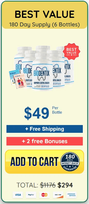 Biodentex 6 bottle